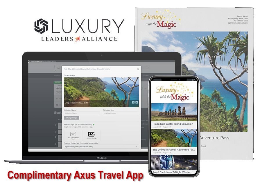 Complimentary Axus Travel App.