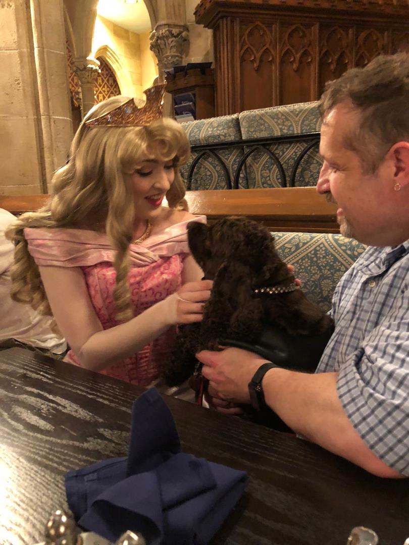 Tasha 2.0 Meets another Princess at Cinderella's Royal Table